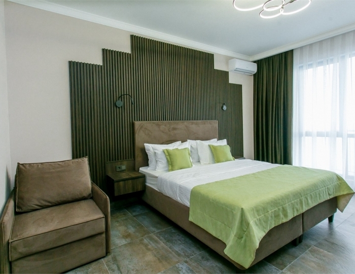 Комфорт Комфорт 2-местный DBL с видом на море и балконом - Отель «Бухта мечты» Гагра